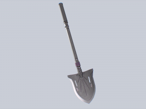 Combat shovel Model 3D