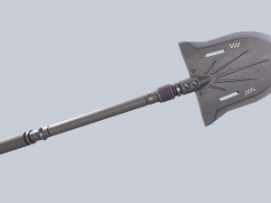 Combat shovel Model 3D