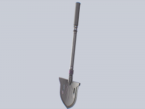 Combat shovel Model 3D