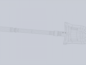 Combat shovel Model 3D