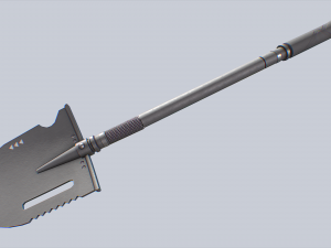 Combat shovel collection Modèle 3D
