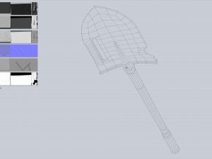 Combat shovel collection Modèle 3D