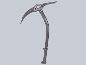 Ice axe 3D Model