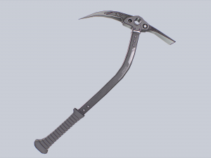 Ice axe 3D Model