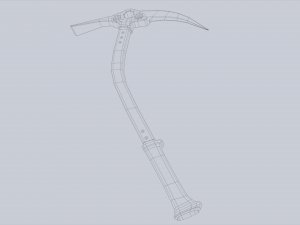 Ice axe 3D Model