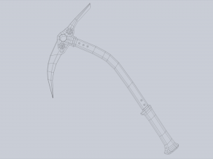 Ice axe 3D Model