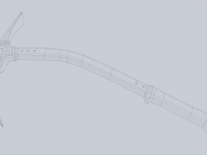 Ice axe 3D Model