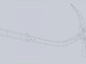 Ice axe 3D Model