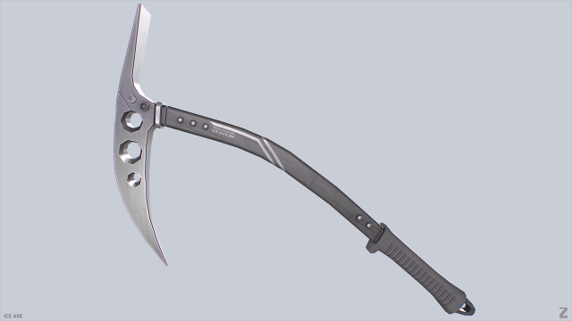 Ice axe Modelo 3D .c4d .max .obj .3ds .fbx .stl .blend 