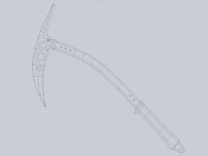 Ice axe Modelo 3D