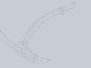 Ice axe Modelo 3D