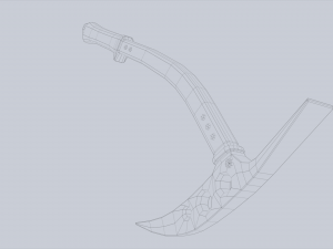 Ice axe Modelo 3D