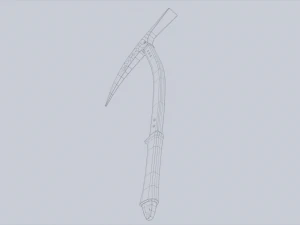 Machado de gelo Modelo 3D