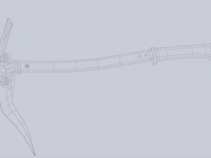 Ice axe 3D Model