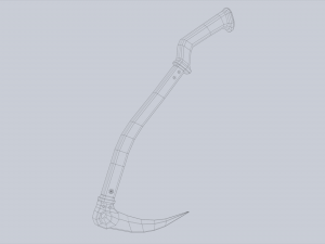 Ice axe 3D मॉडल
