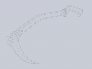 Ice axe 3D मॉडल