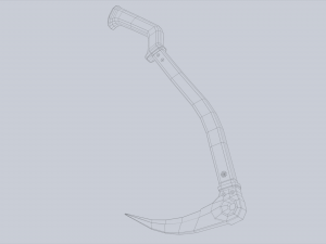 Ice axe 3D मॉडल