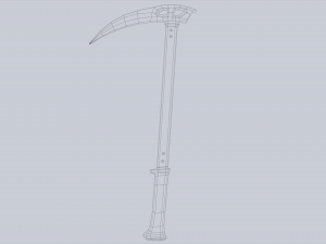 Ice axe Modèle 3D