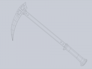 Ice axe Modèle 3D