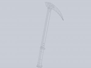 Ice axe Modèle 3D