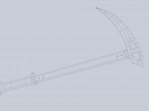 Ice axe Modèle 3D