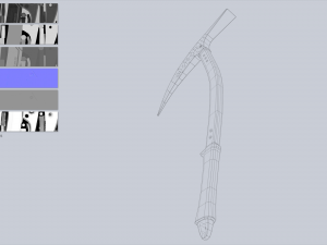 Ice axe collection 3D Model