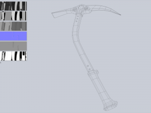 Ice axe collection 3D Model
