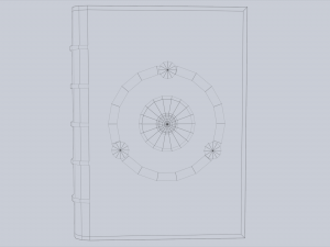 Necronomicon book 3D Model
