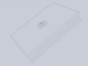 Libro Necronomicon Modello 3D