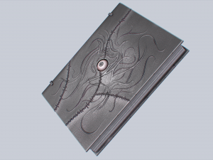 Necronomicon book collection 3D Model