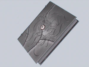 Necronomicon book collection 3D Model