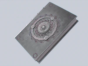 Necronomicon book collection 3D Model