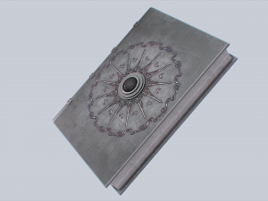 Necronomicon book collection 3D Model