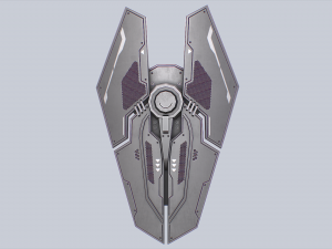Sci fi shield 3D Model