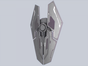 Sci fi shield 3D Model