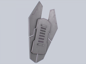 Sci fi shield 3D Model