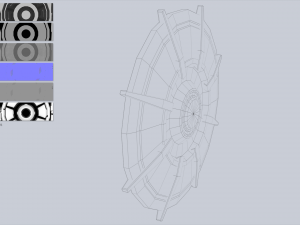 Sci fi shield 3D Model