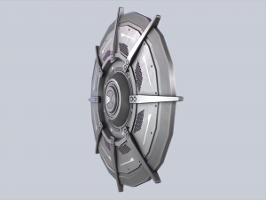 Sci fi shield 3D Model