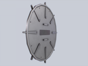 Sci fi shield 3D Model