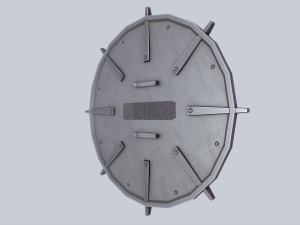 Sci fi shield 3D Model