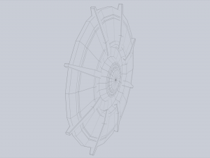 Sci fi shield 3D Model