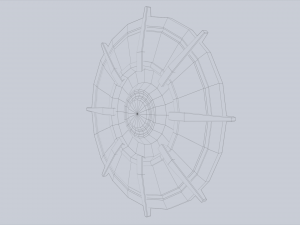 Sci fi shield 3D Model