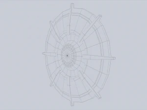 SF シールド 3Dモデル