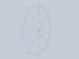 Sci fi shield 3D Model