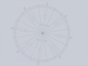 Sci fi shield 3D Model