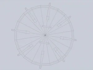 SF シールド 3Dモデル