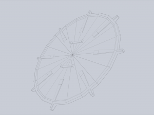 Sci fi shield 3D Model