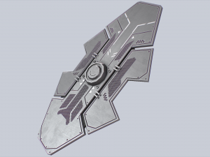Sci fi shield 3D Model