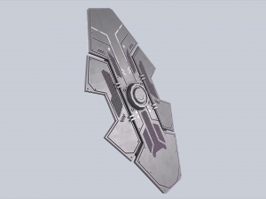 Sci fi shield 3D Model