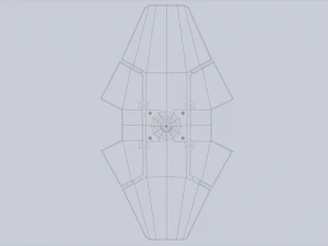 SF シールド 3Dモデル